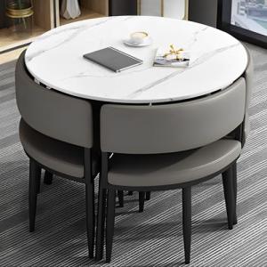 NWRYSM Juego de Mesa y Sillas Comedor Mesa Sala de Jantar R…