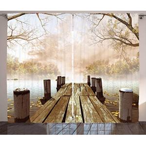 ABAKUHAUS Otoño Cortinas, Caer en el Lago del Bosque, Sala…