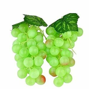WADY 2pc Deco - Uvas Falsas de plástico para Vino y Uvas Ar…