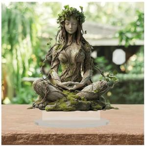 Estatua de diosa bohemia, placa acrílica de diosa bohemia p…