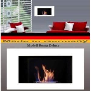 Gel y etanol Chimenea Modelo ROM Deluxe Blanco