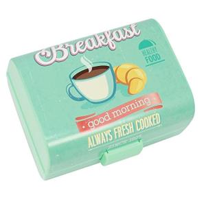 COM-FOUR® Caja de Desayuno Vintage Con 3 Compartimentos - F…