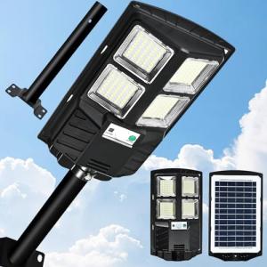 Wstan Farola Solar Exterior, 400W Farolas Solares, Blanco F…