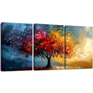 YWQQ 3 Piezas Cuadros Paisajes, Cuadros Decoracion Salon, C…