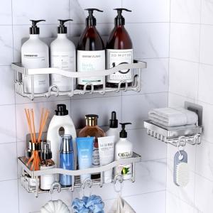 PKPD Acero Inoxidable Organizador Estanteria Baño Sin Torni…
