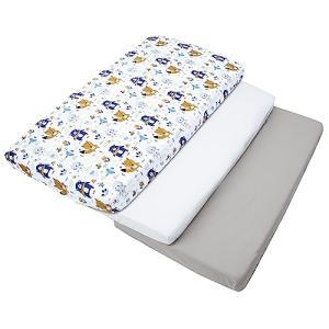 Medi Partners Sabana Bajera Cuna 60x120 Set de 3-100% Algod…