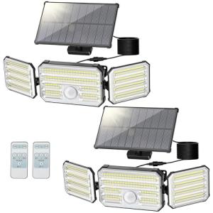 Luz Solar Exterior con Sensor de Movimiento, Focos LED Exte…