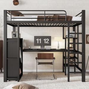 Moimhear Cama de hierro, litera, 90 x 200 cm, adecuada para…