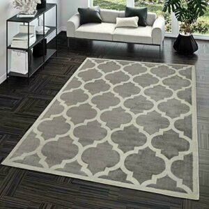 TT Home Alfombra Diseño Motivo Marroquí Pelo Corto Moderna…