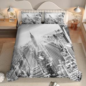 Funda Nordica Cama 90 Infantil Nueva York 3D Ropa de Cama d…