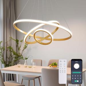 KAUCQI 180CM Lampara Techo Colgante, LED Lamparas Comedor,…