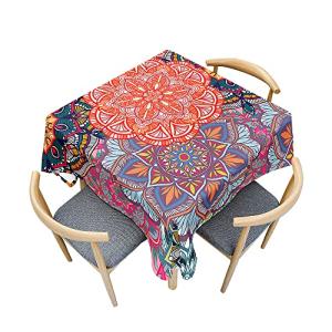Chickwin Mantel para Mesa Cuadrado, Mantel Antimanchas Impe…