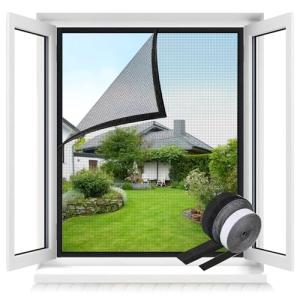MLEJU Mosquitera para ventanas con innovadora fijación de c…