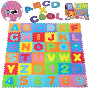 SPIELWERK® Alfombra Juego Puzzle Infantil XXL 3,3m² 86 Piez…