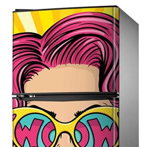 MEGADECOR Adhesivo Decorativo para Nevera con Pop Art 'Wow'…