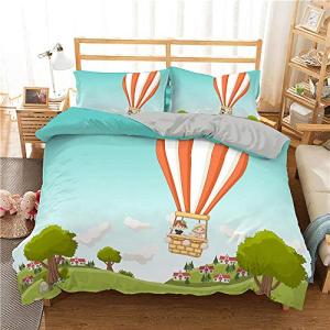 LUYAPOND Funda Nordica Cama 90 Globo AerostáTico, Fundas No…