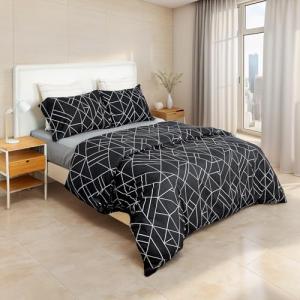 Etrexonline Juego de Funda Nórdica 4 Piezas para Cama 150 -…