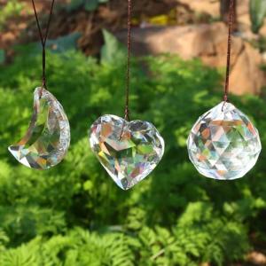 Colgante de Bolas Cristal Atrapasoles 3Pcs Bola de Cristal…