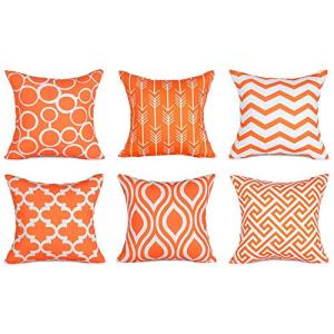 Fossrn 6PC Fundas Cojines 45x45 Modernos Funda de Cojín par…