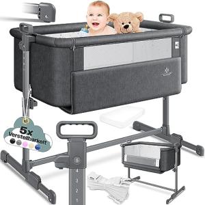 KESSER® Cama supletoria Hubi 3en1, colecho para bebé con co…