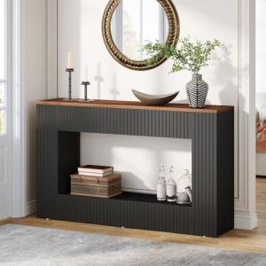 Tribesigns Mesa Consola Moderna 140 x 30 x 85 cm, Mesa de P…