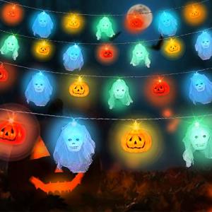 Lubibi Decoración Halloween,Halloween Guirnalda Luces,3M 20…