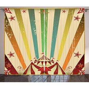 ABAKUHAUS Arco Iris de la Vendimia Cortinas, Feria de Edad…