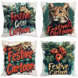 Animal Cojines Exterior Impermeable Terciopelo Fundas Cojin…