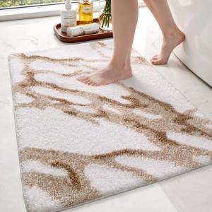 DEXI Alfombra Baño 44 x 76 cm, Alfombrilla Bañera Antidesli…