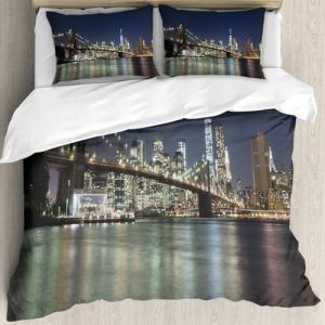 MJNLYDAO Ropa de Cama Cubierta de Conjunto elaborado en alg…