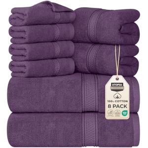 Utopia Towels - Juego de Toallas Premium de 8 Piezas, 2 Toa…