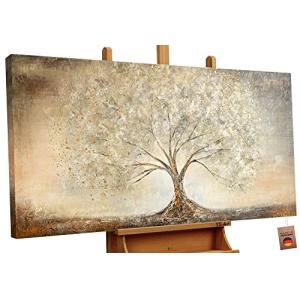 YS Cuadros pintados a mano abstractos «El árbol de oro» | L…
