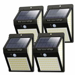 Litogo Luz Solar Exterior 140 LED【4 Pack / 3 Modos】con Sens…