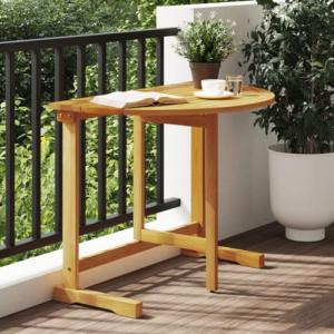 Xichuzi Mesa de balcón Plegable Madera Maciza de Acacia 90x…