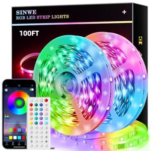 SINWE Cinta Led, cámara LED, tira LED luminosa, controlada…