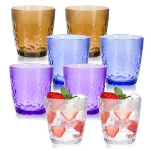 SHAIDOJIO 8 Piezas Vasos Acrílicos de Colores de 200ml, Vas…