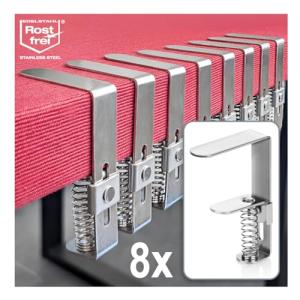 com-four® 8X Pinza para Mantel de Primera Calidad Fabricada…