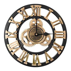 ALEENFOON Reloj de Pared de Madera de Cuarzo con Números Ro…