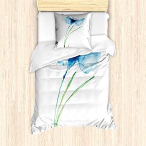 ABAKUHAUS Juego de Fundas Nórdicas Flower para Camas Indivi…