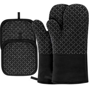 Guantes de 4 unidades, agarraderas, resistentes al calor ha…
