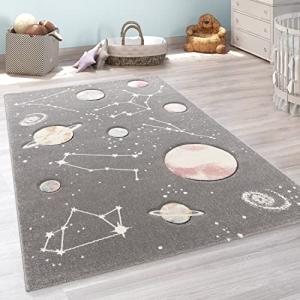 Alfombra Infantil Juego Planetas Y Estrellas para Dormitori…