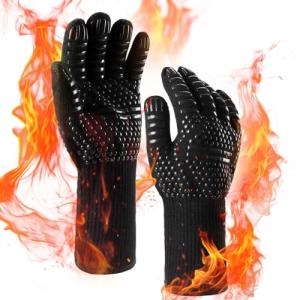 Ankway Guantes de Barbacoa Resistentes al Calor 800 °C, Gua…