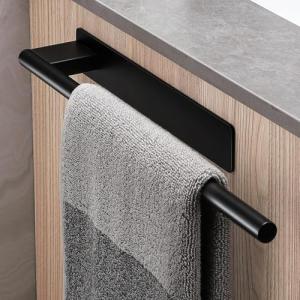 FCINNOVA® Toalleros de Baño Sin Taladro Negro Mate de Acero…