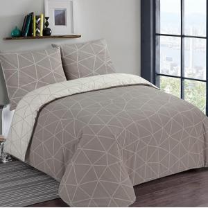 VISION Hugo - Juego de Cama Reversible Beige – Funda nórdic…
