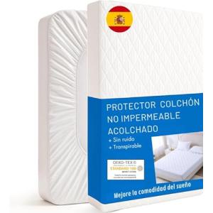 Protector Colchon 150 x 200 Acolchado Ligero 80 gsm – NO Im…
