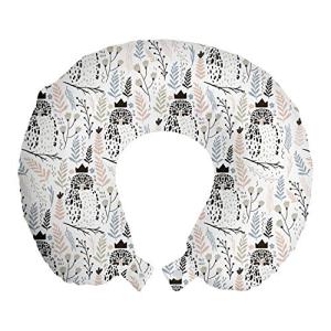 ABAKUHAUS Botánico Cojín de Viaje para Soporte de Cuello, B…
