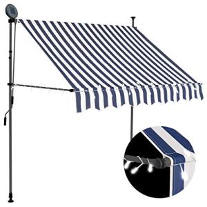 Toldo Manual retráctil con LED, MOONAIRY Toldos Terrazas, T…