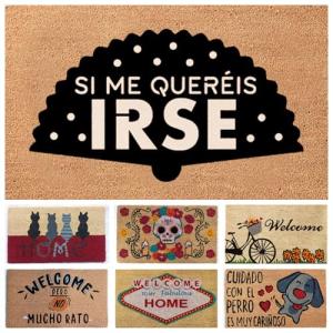 DONATELLA Felpudo Coco Dibujo con Base Antideslizante de PV…