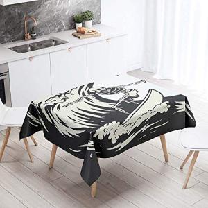 Chickwin Mantel para Mesa Impermeable Antimanchas, Calavera…