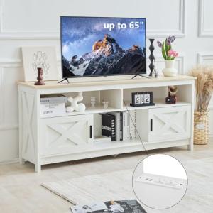Mueble de TV para televisores de hasta 65 pulgadas, aparado…